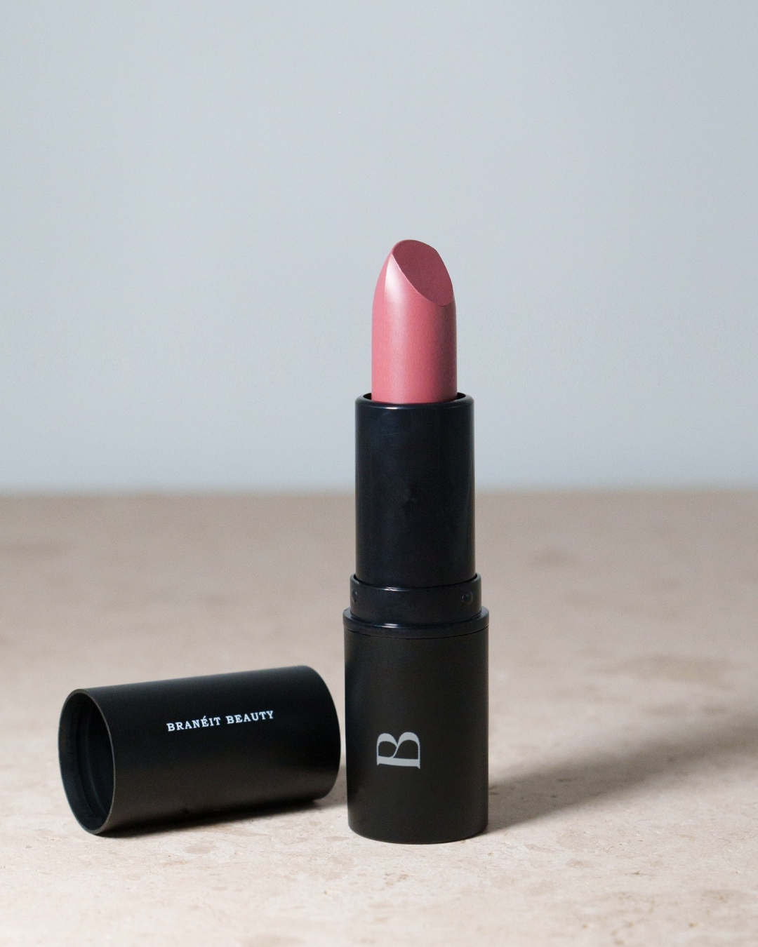 natural lipstick with creme and satin matte finish moisturing