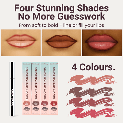 Braneit Beauty™ Peel-Off Lip Stain & Liner