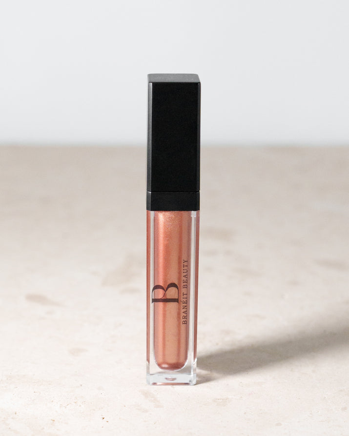lip gloss glitter with led light feature and mirror