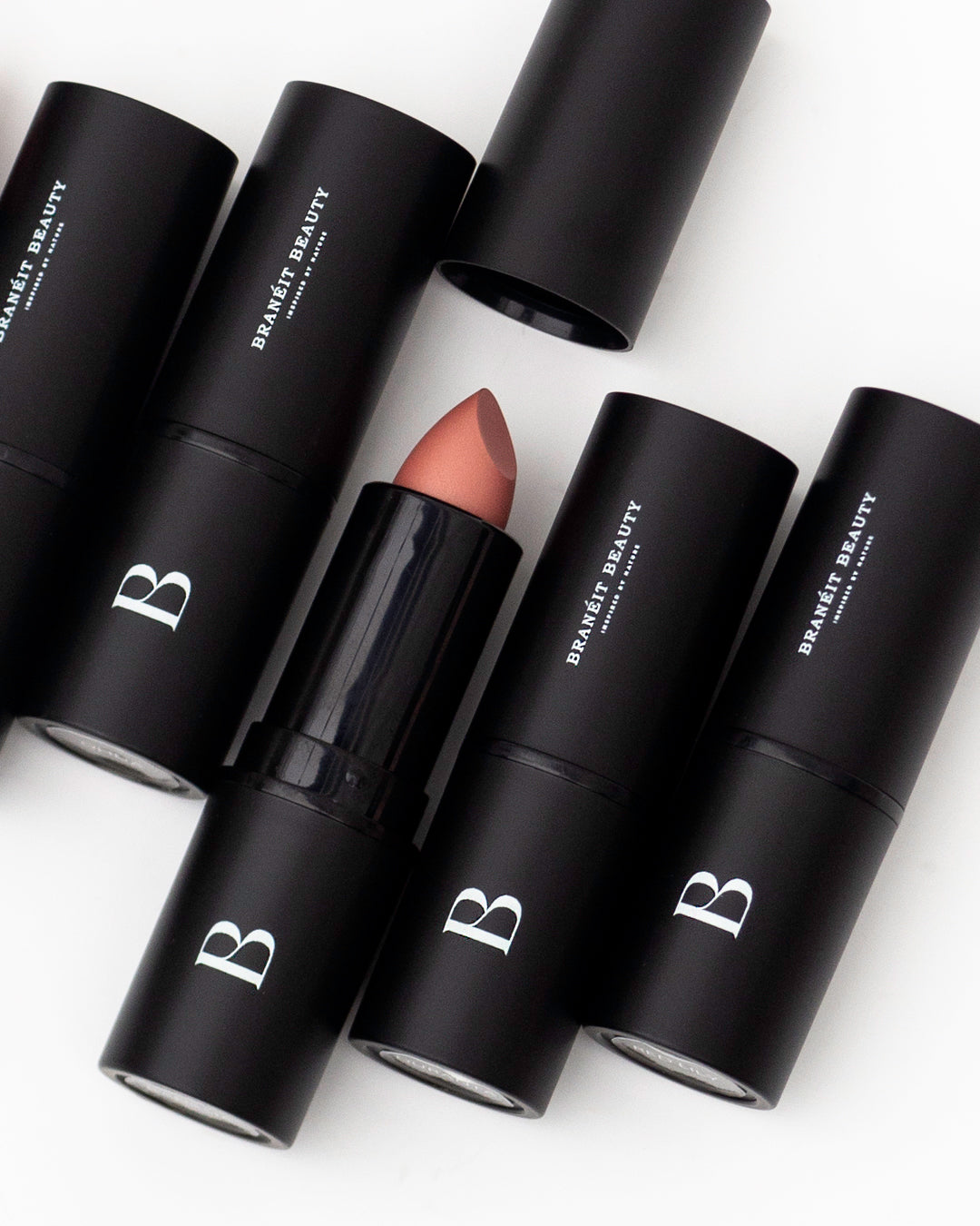 natural lipstick with creme and satin matte finish moisturing