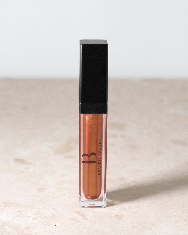 lip gloss glitter with led light feature and mirror