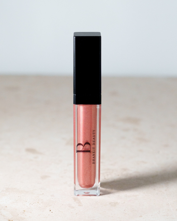 lip gloss glitter with led light feature and mirror