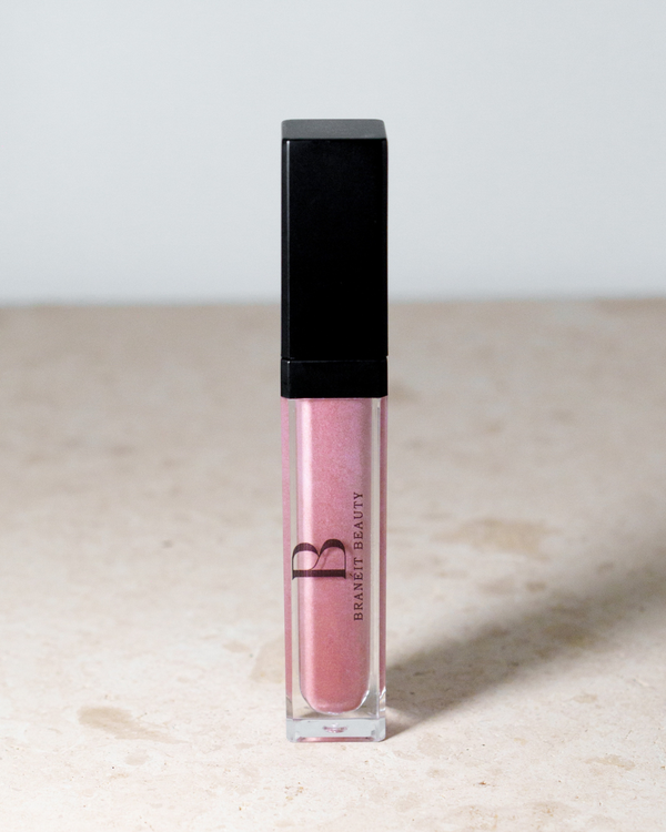 lip gloss glitter with led light feature and mirror