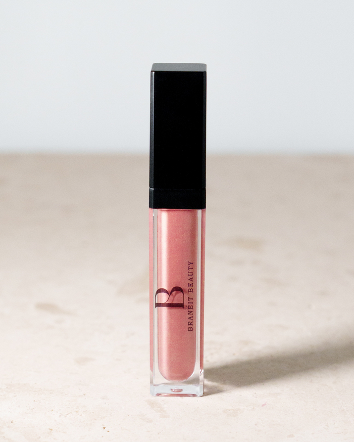 lip gloss glitter with led light feature and mirror